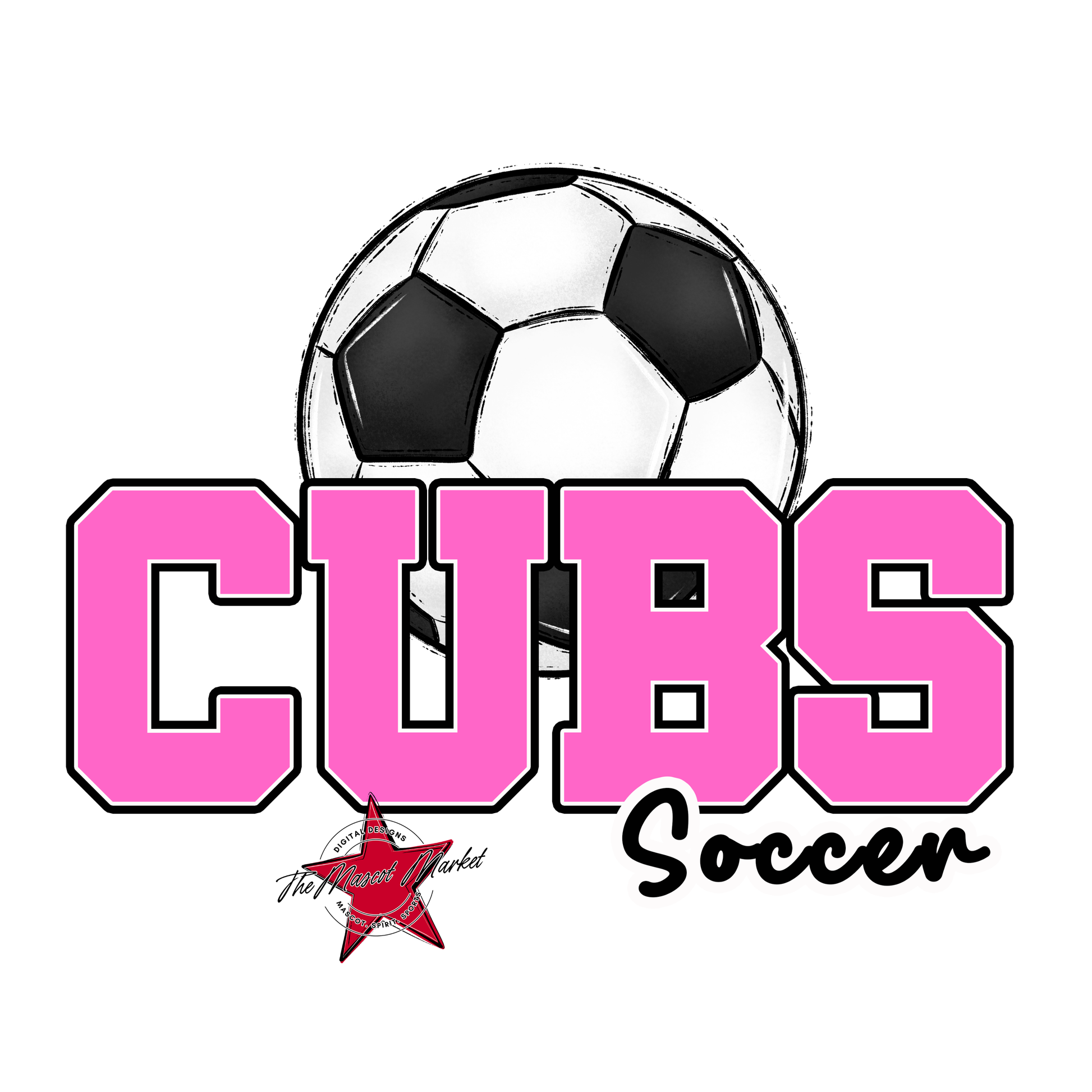 Cubs Varsity Soccer-Baby Pink