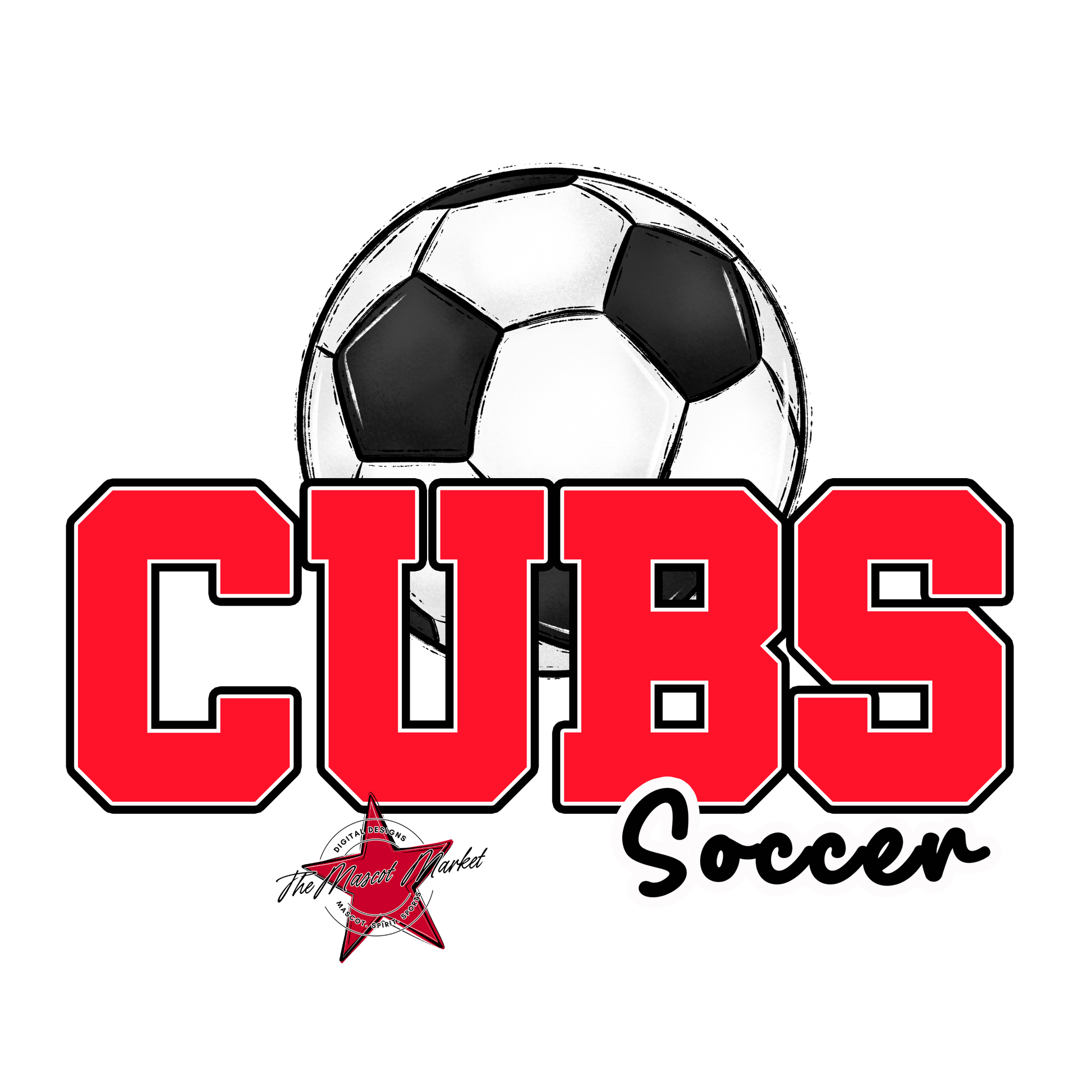 Cubs Varsity Soccer-Bright Red