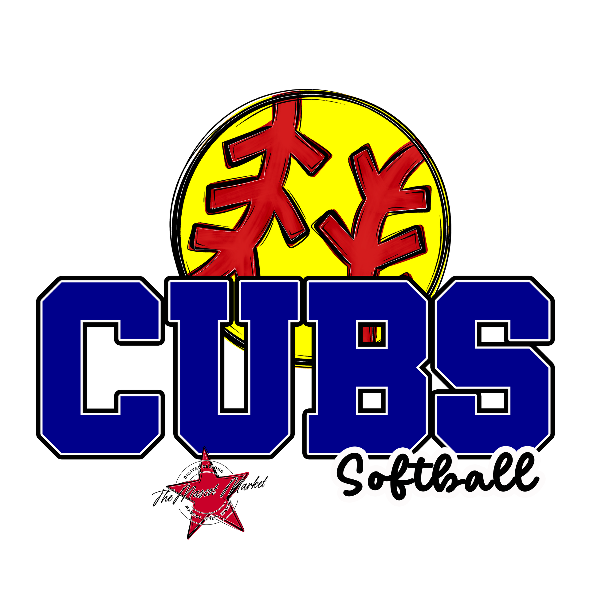 Cubs Varsity Softball-Blue