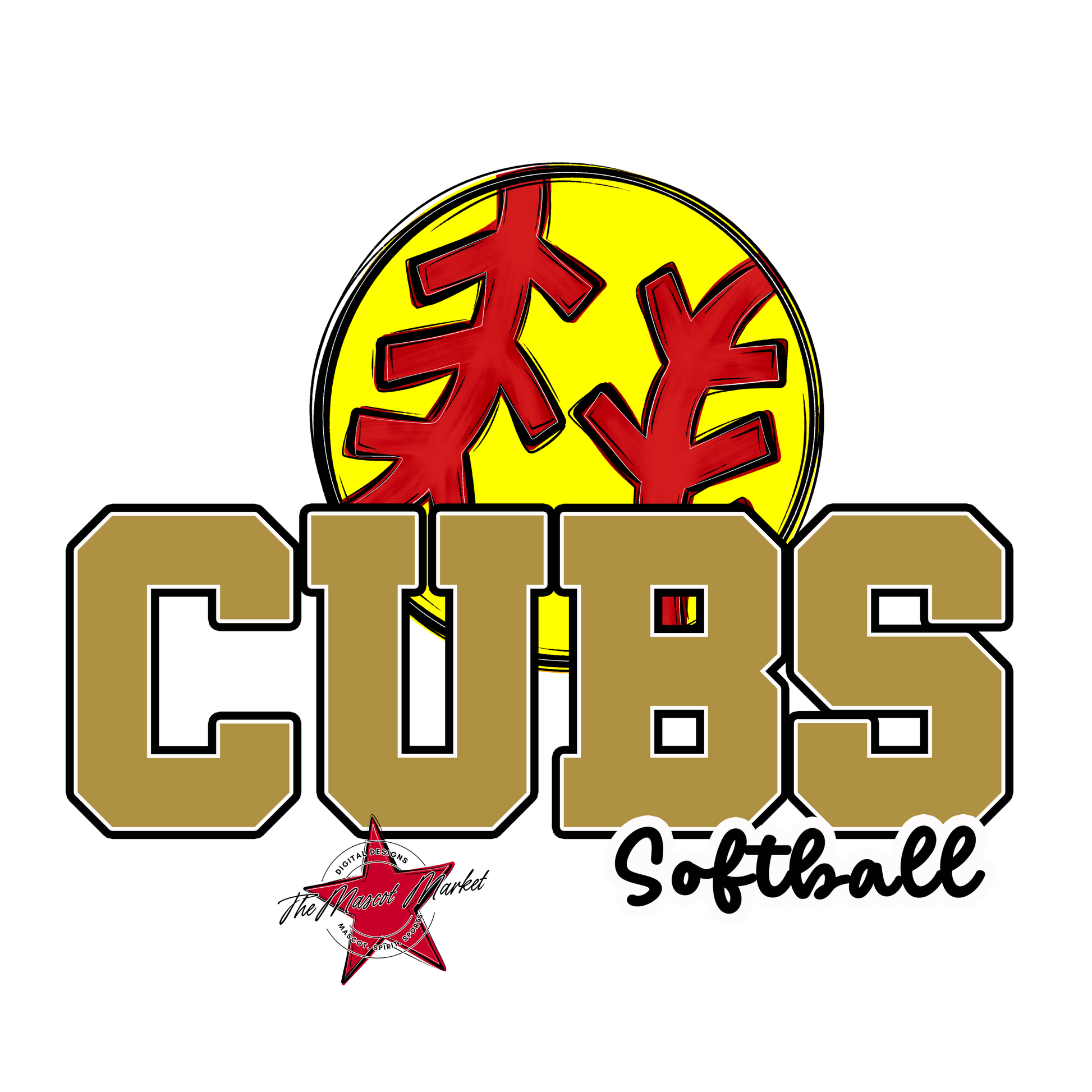 Cubs Varsity Softball-Gold