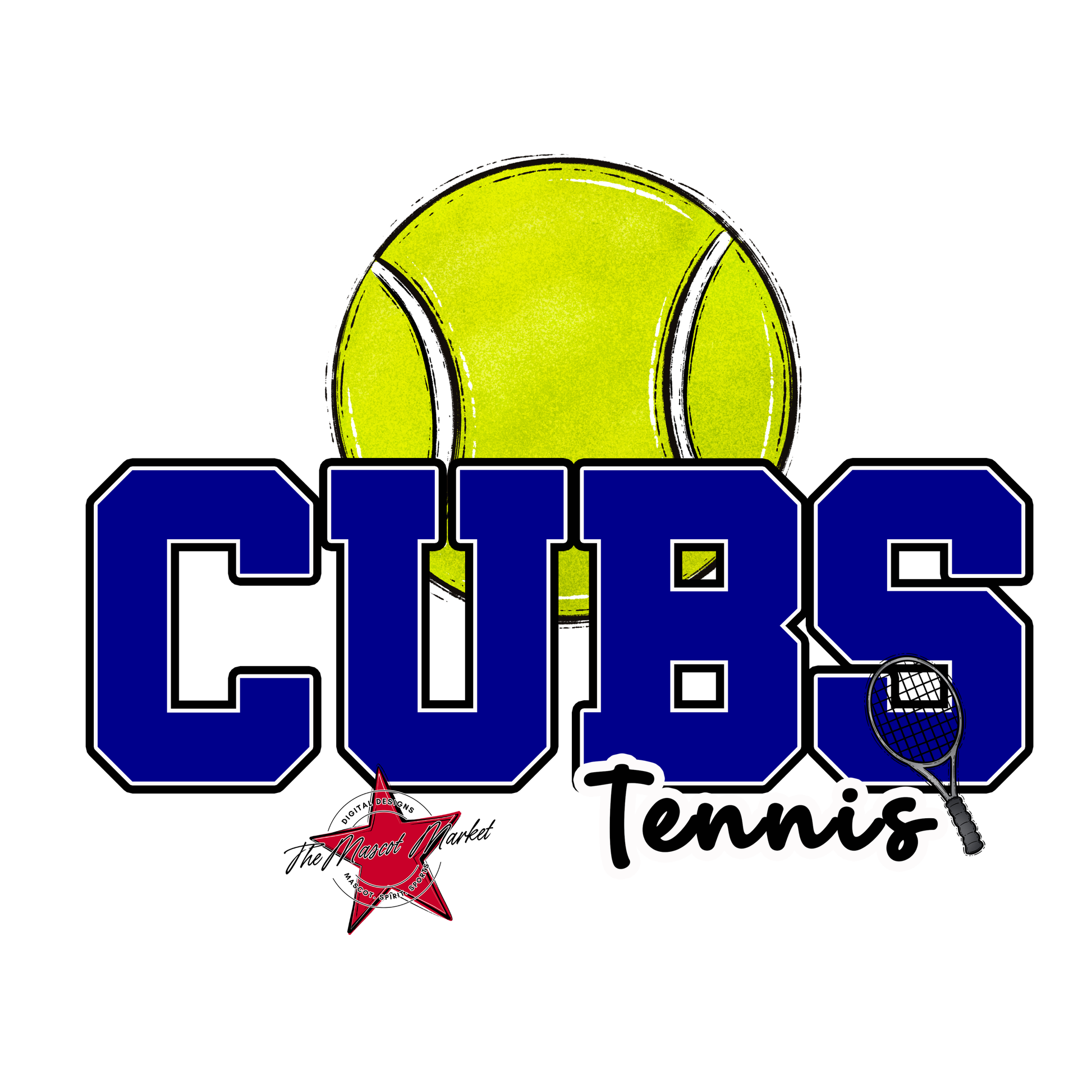 Cubs Varsity Tennis-Blue