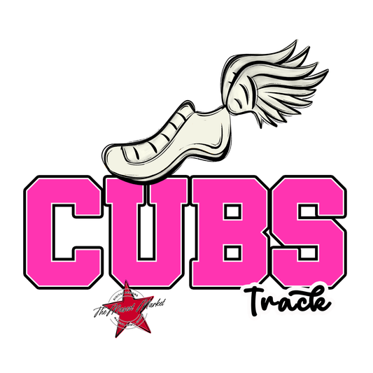 Cubs Varsity Track-Pink
