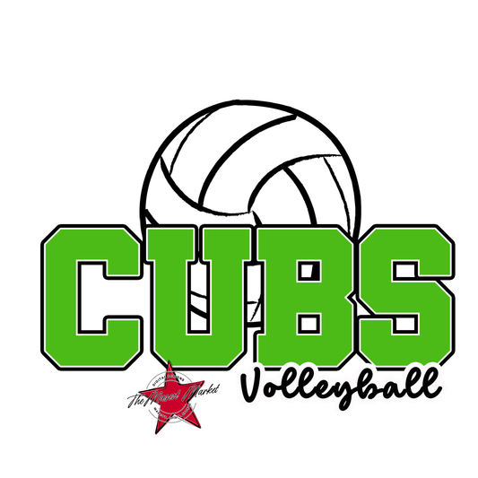 Cubs Varsity Volleyball-Bright Green