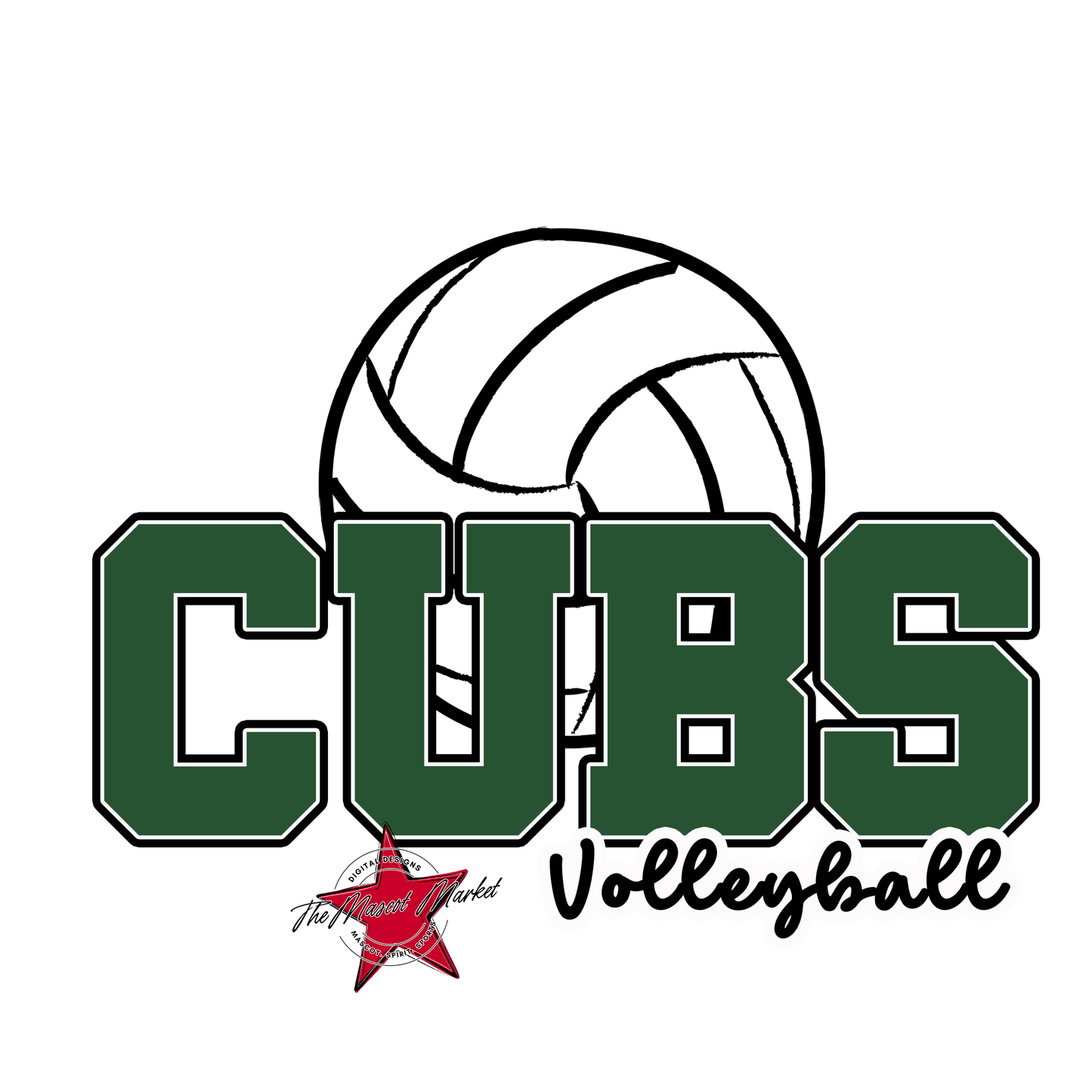 Cubs Varsity Volleyball-Green