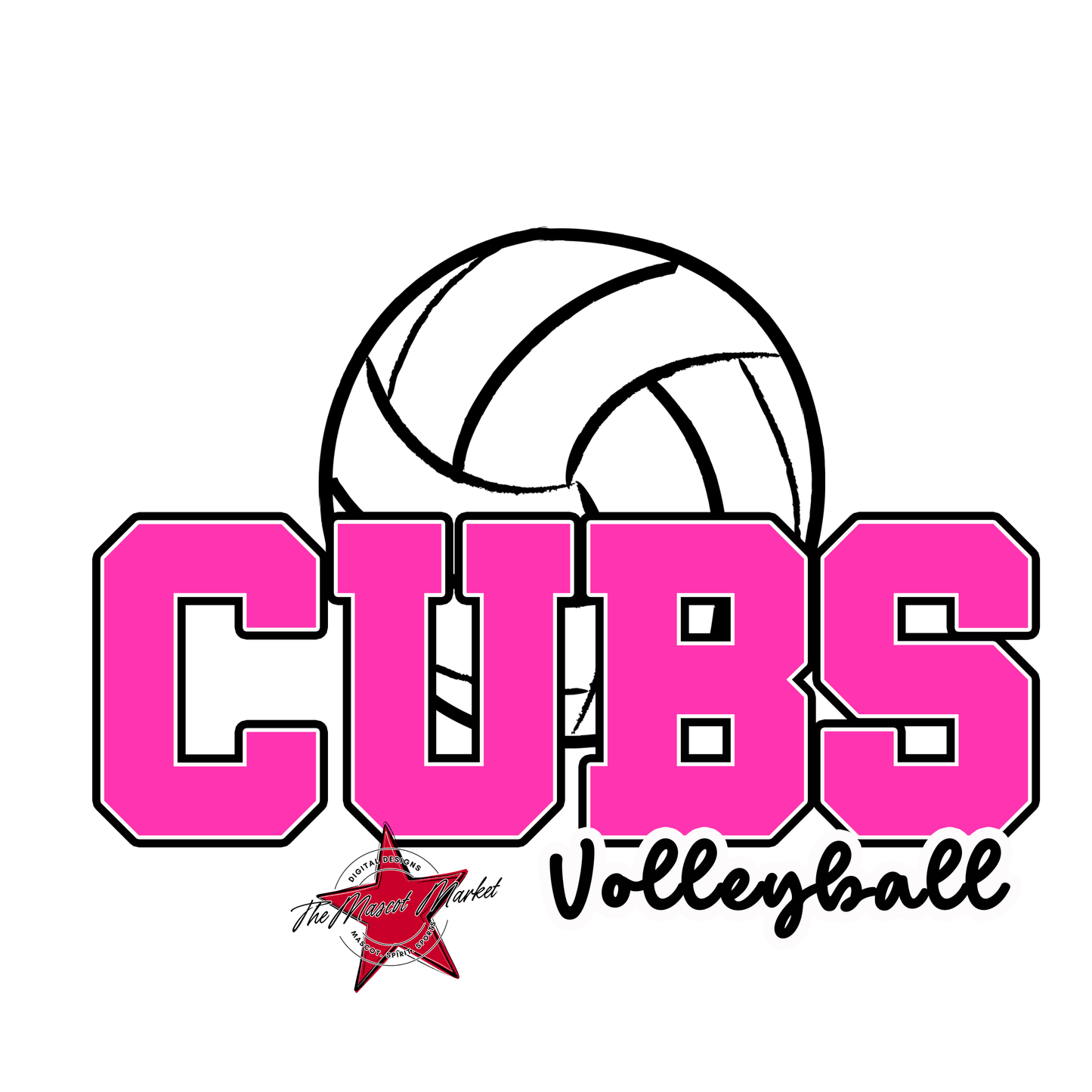 Cubs Varsity Volleyball-Pink