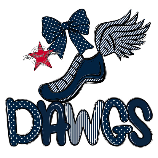Dawgs Track Spirit Design-Navy