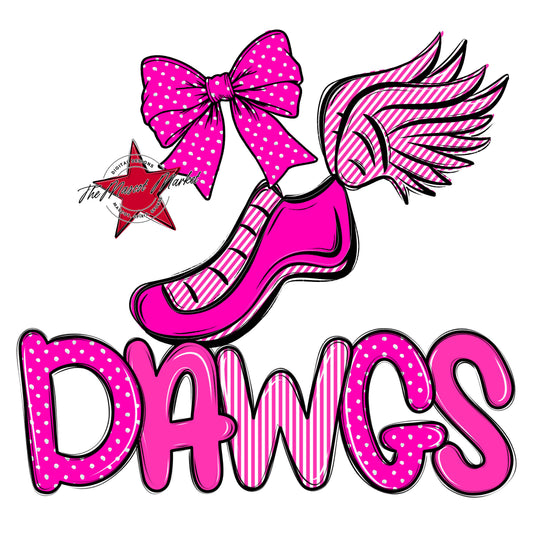 Dawgs Track Spirit Design-Pink