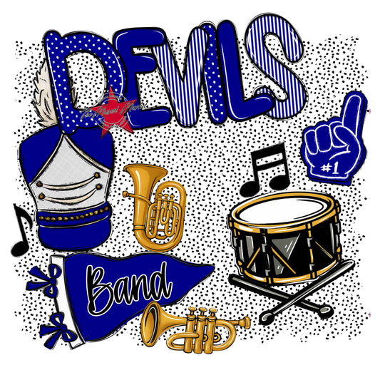 Devils Band Spirit-Blue