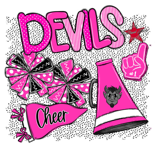 Devils Cheer Spirit-Pink