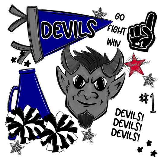 Devils Spirit Design-Blue