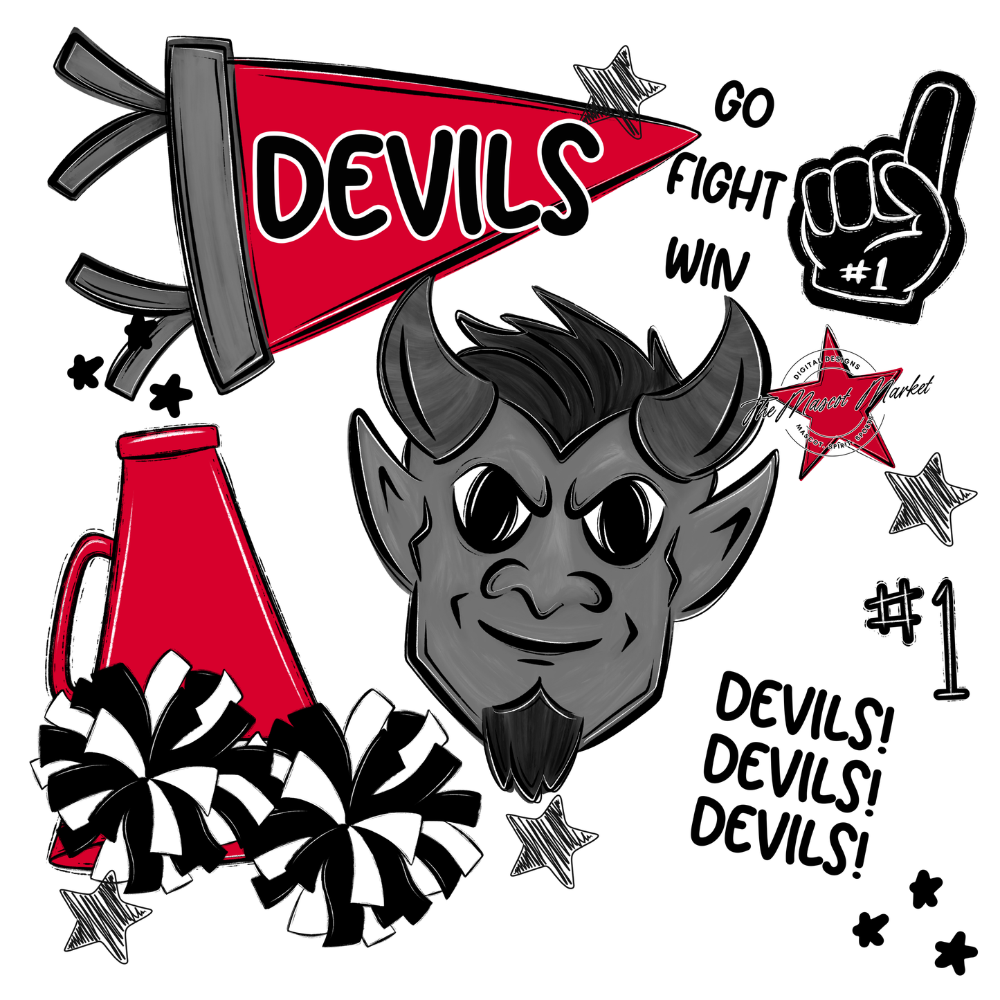 Devils Spirit Design-Red