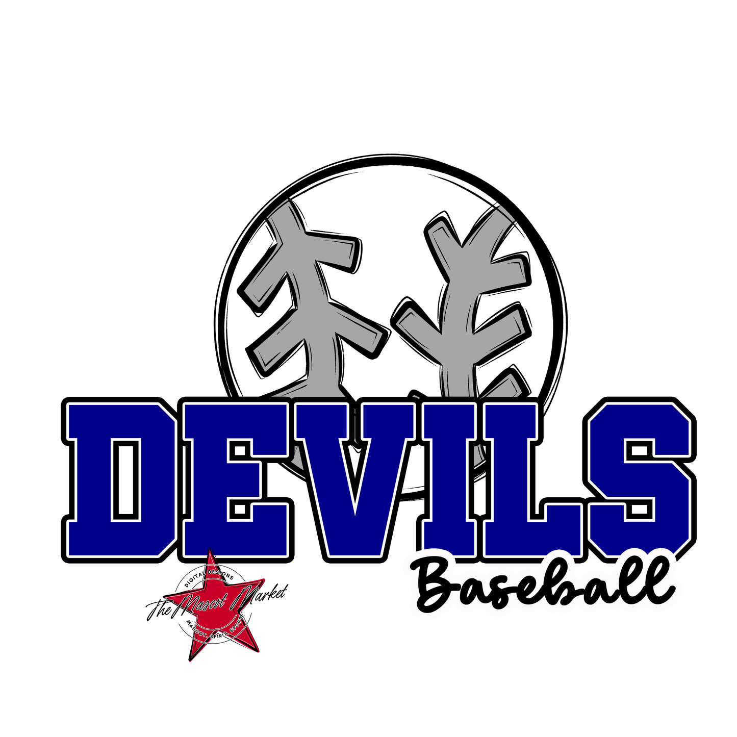 Devils Varsity Baseball-Blue