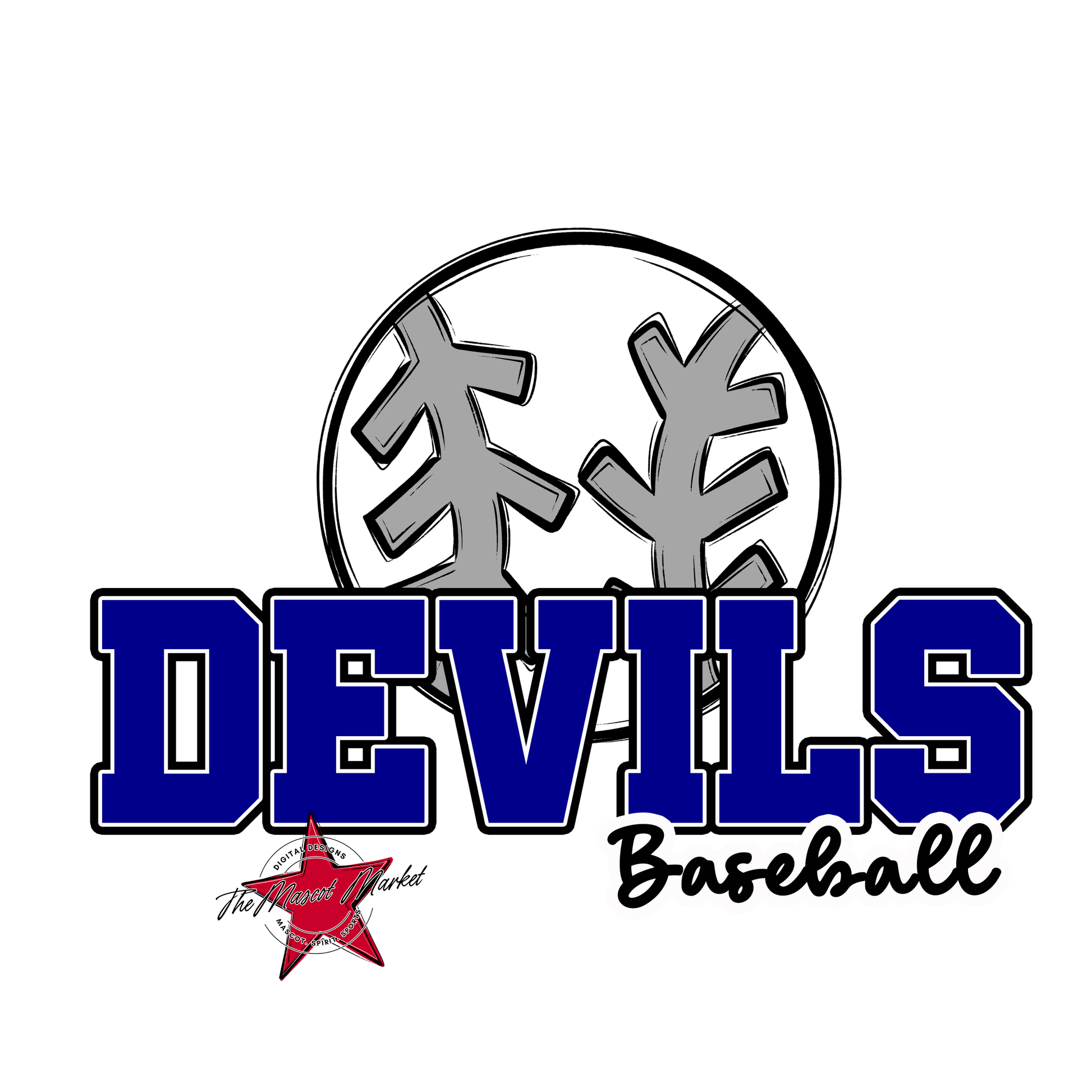 Devils Varsity Baseball-Blue