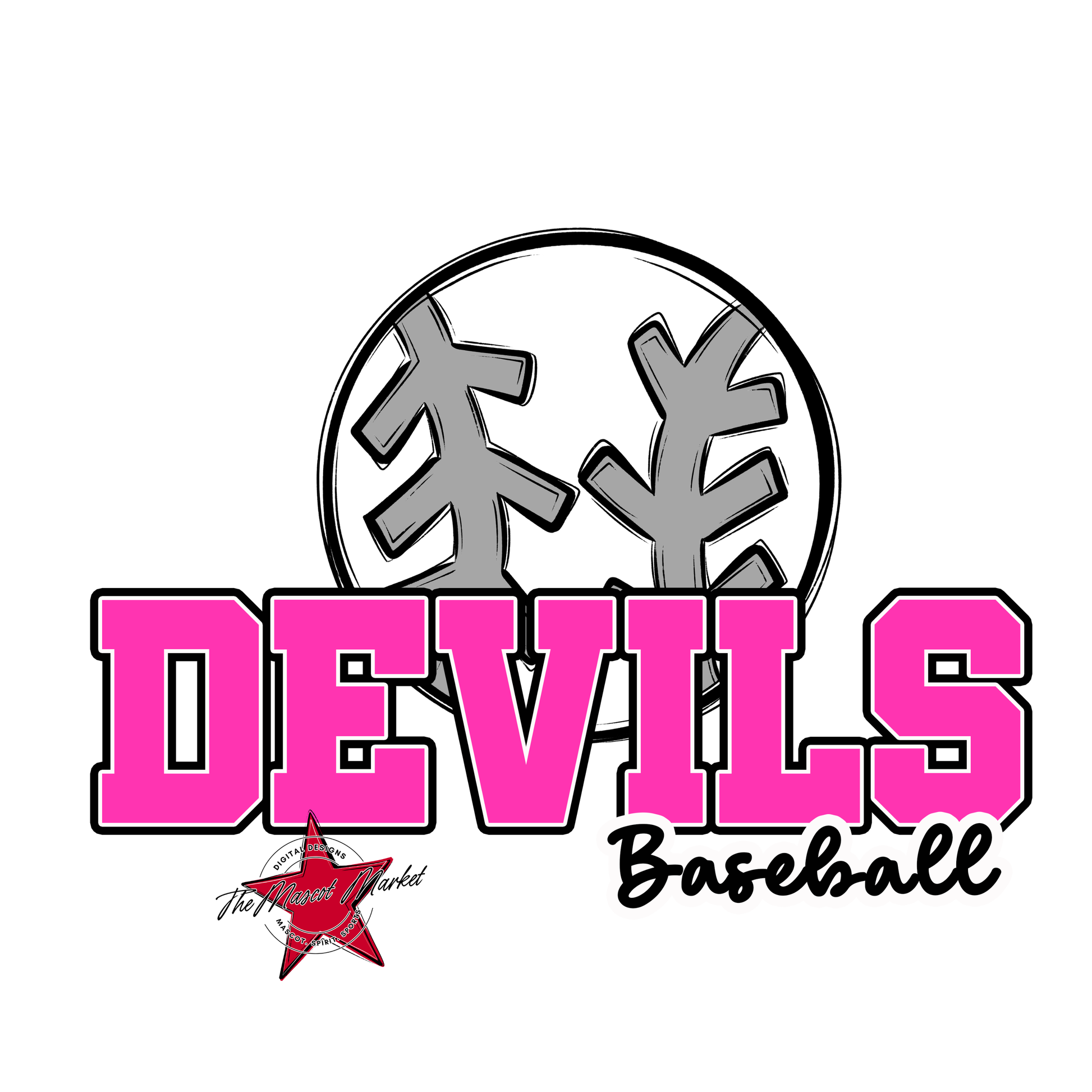 Devils Varsity Baseball-Pink