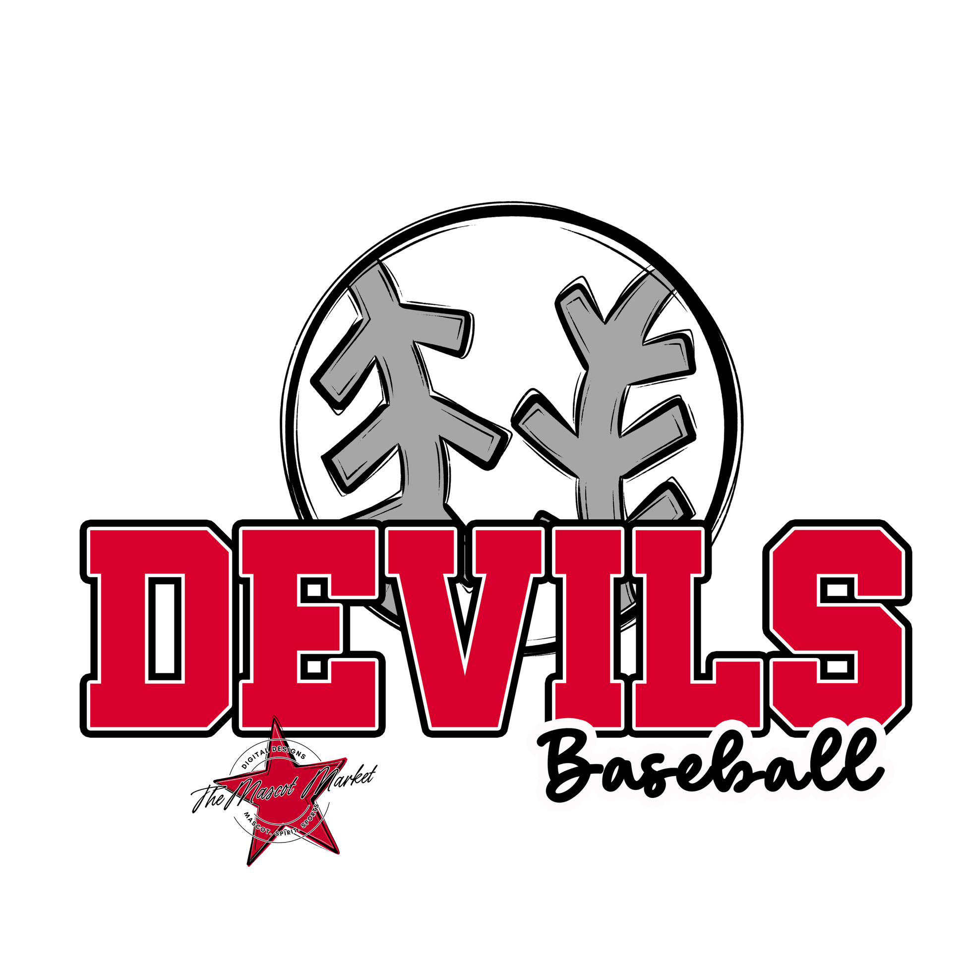 Devils Varsity Baseball-Red
