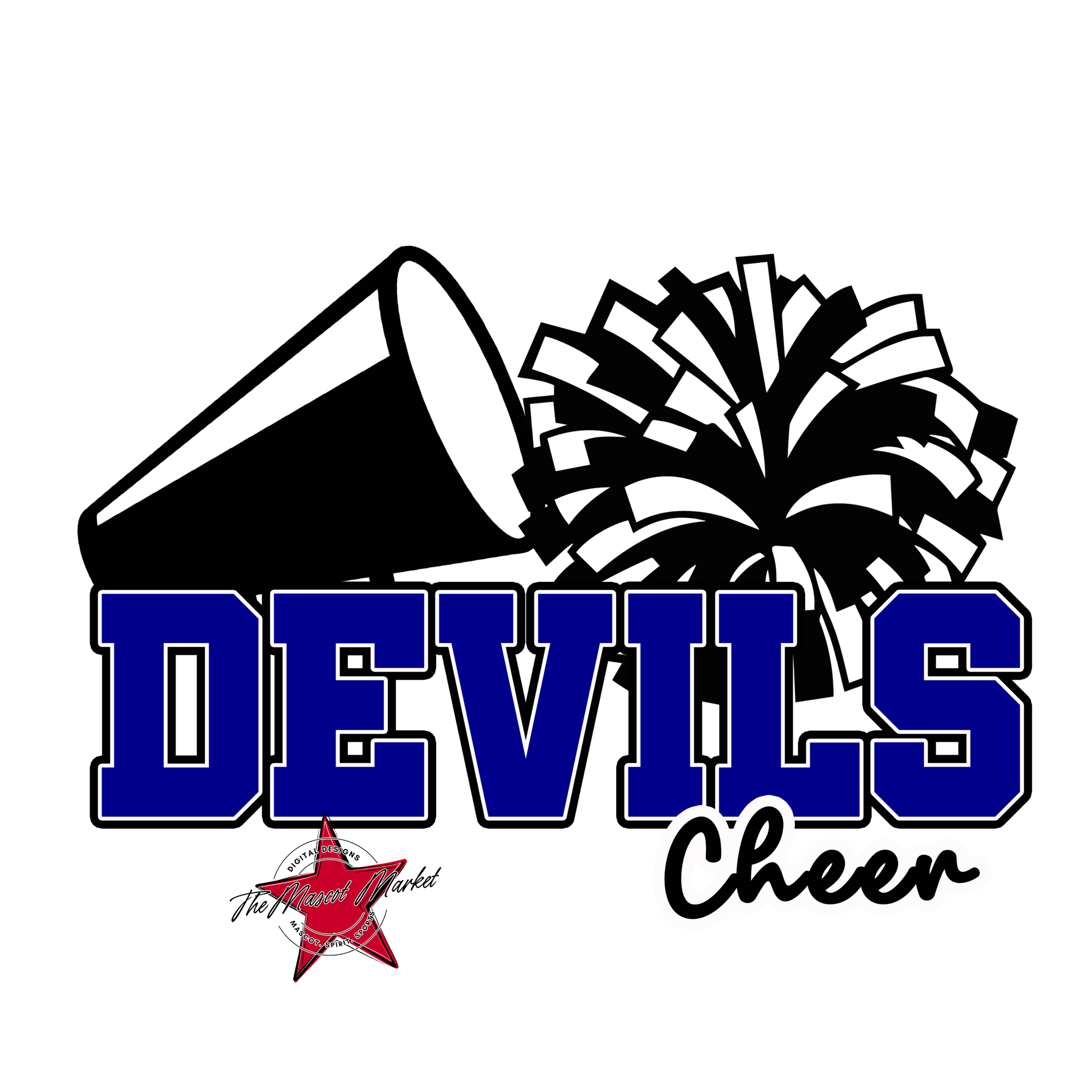 Devils Varsity Cheer-Blue