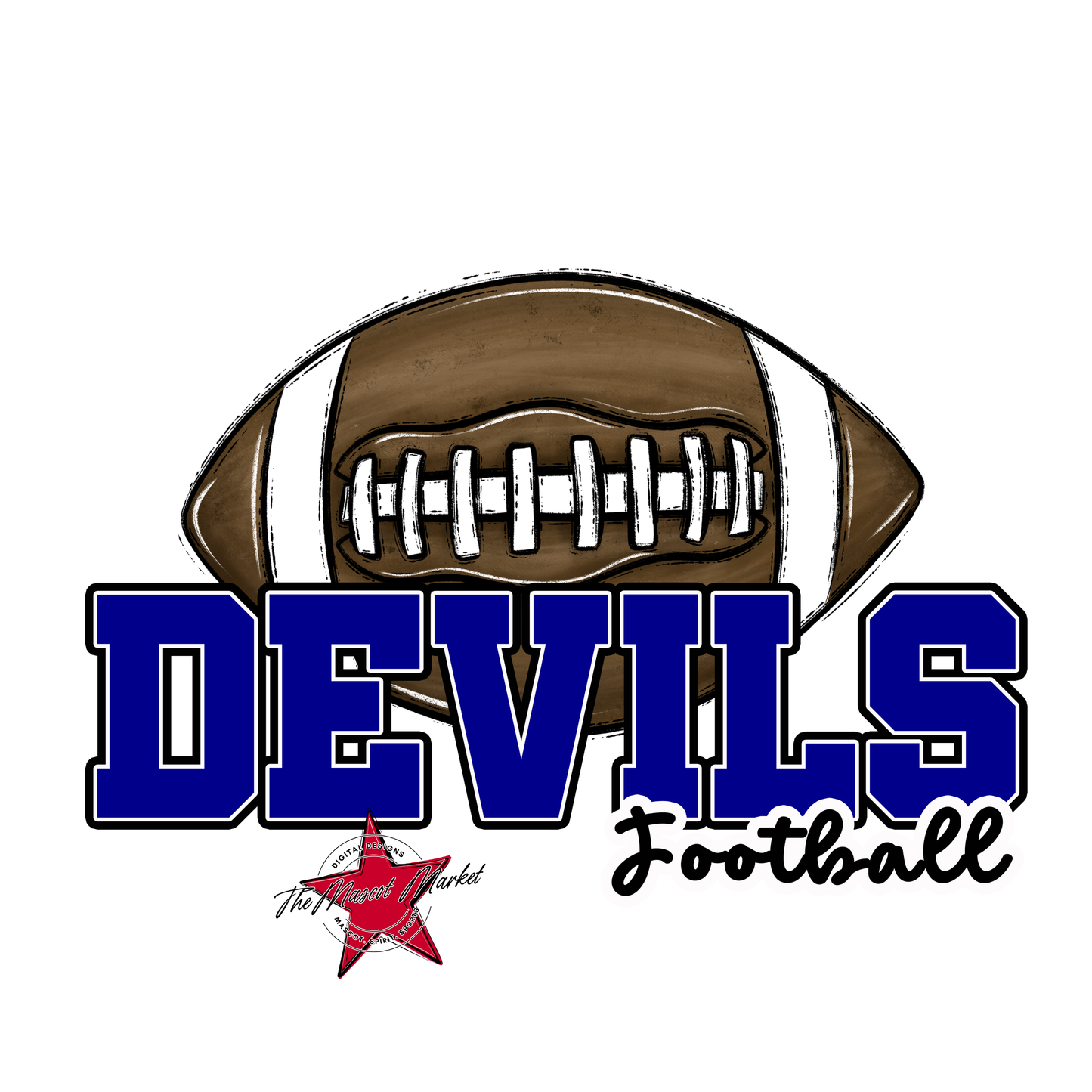 Devils Varsity Football-Blue