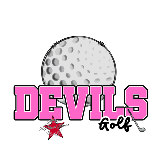 Devils Varsity Golf-Baby Pink