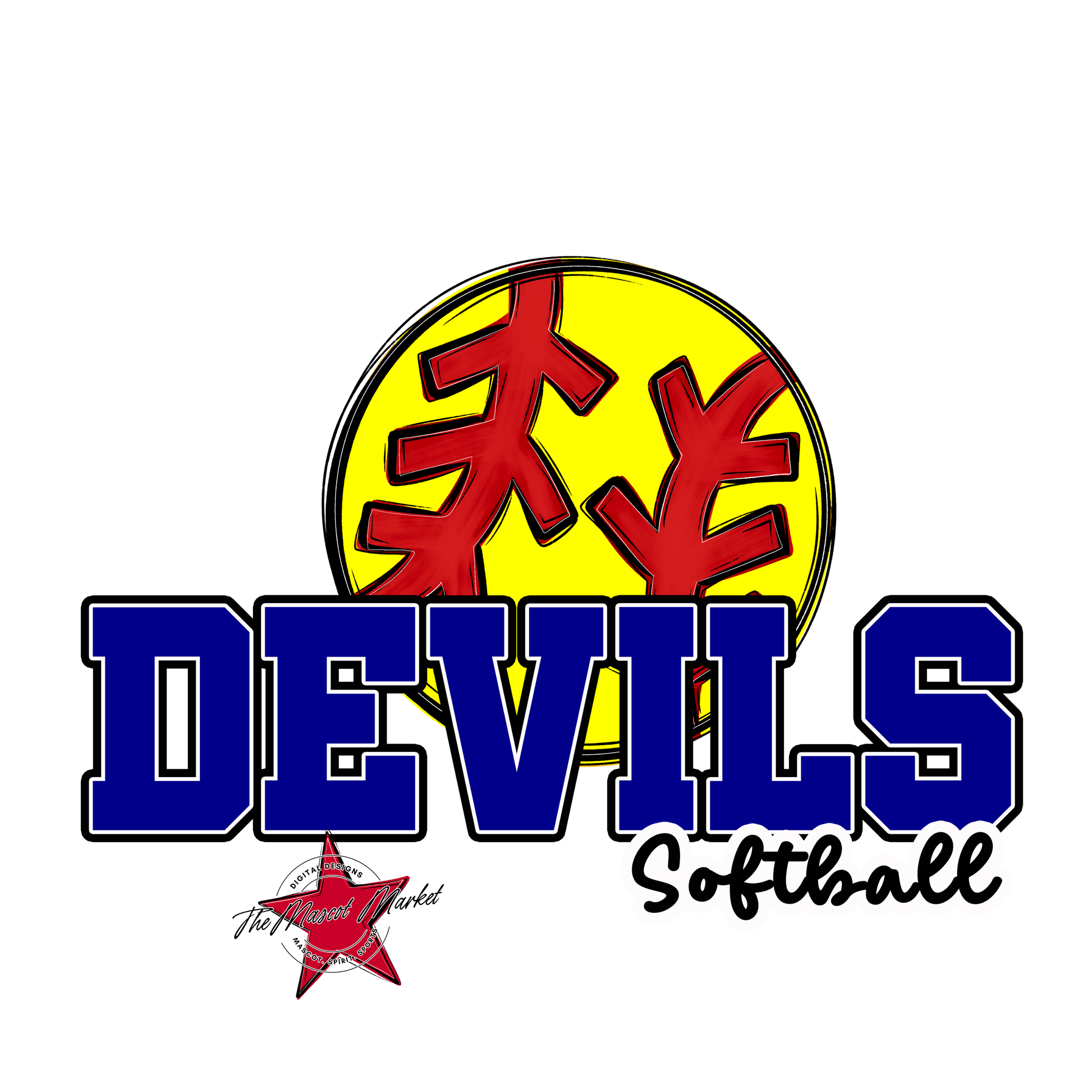 Devils Varsity Softball-Blue