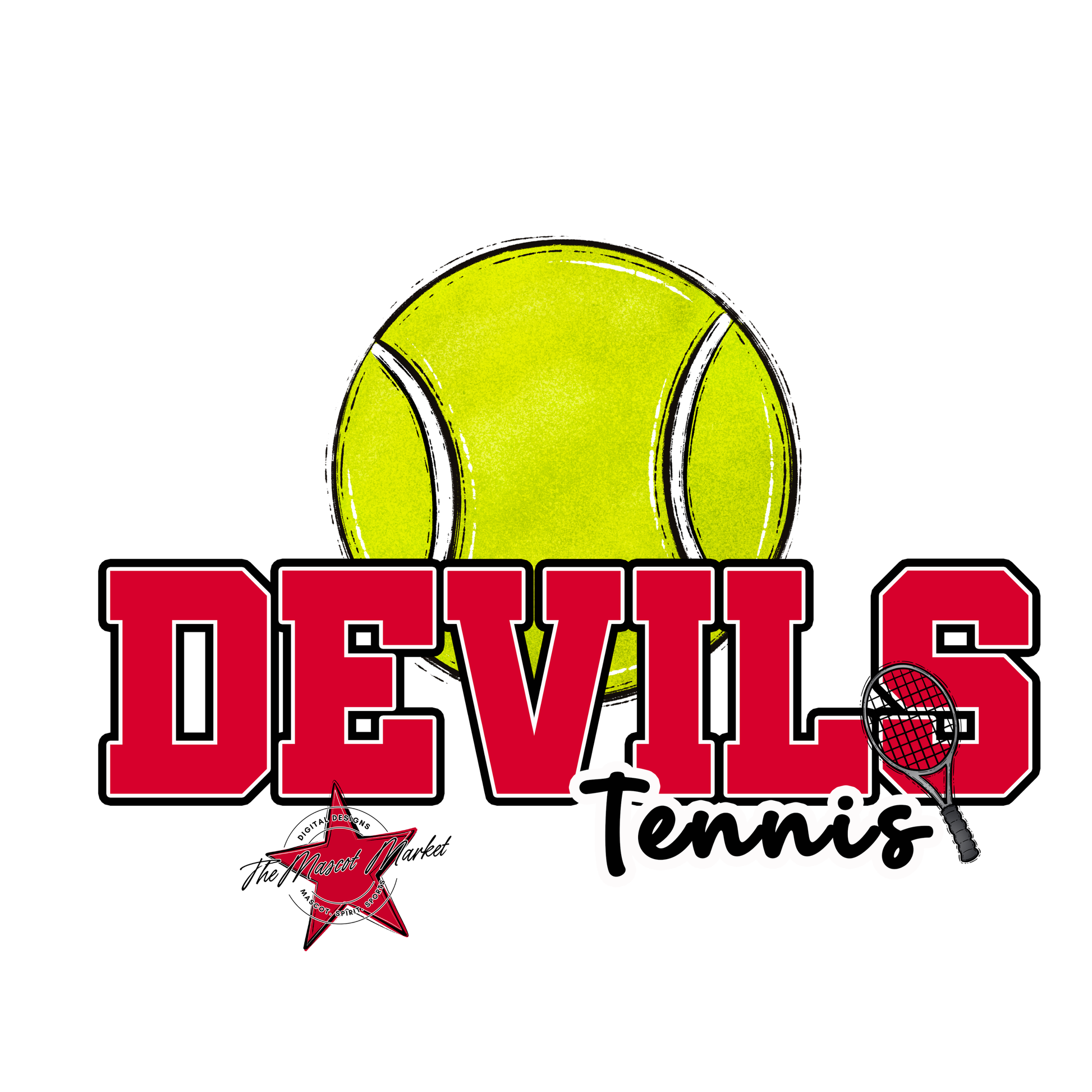 Devils Varsity Tennis-Red