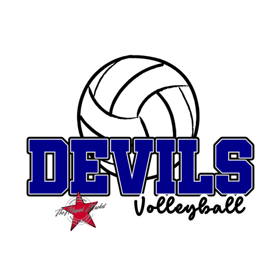 Devils Varsity Volleyball-Blue
