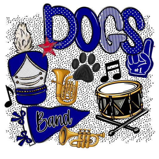 Dogs Band Spirit-Blue