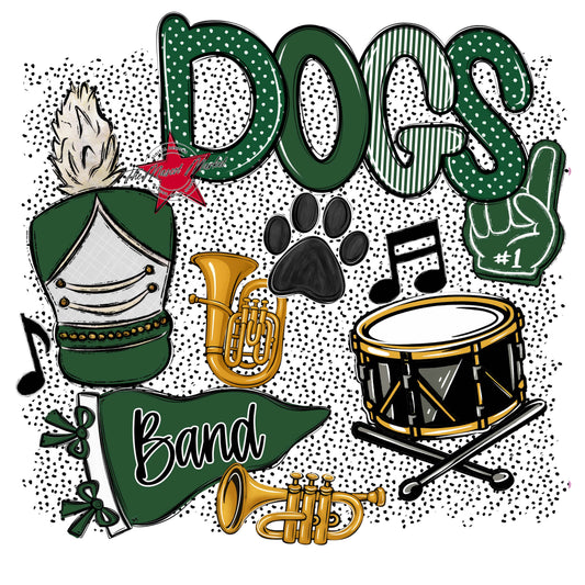 Dogs Band Spirit-Green