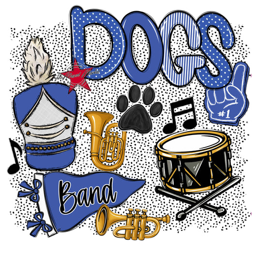 Dogs Band Spirit-Off Blue