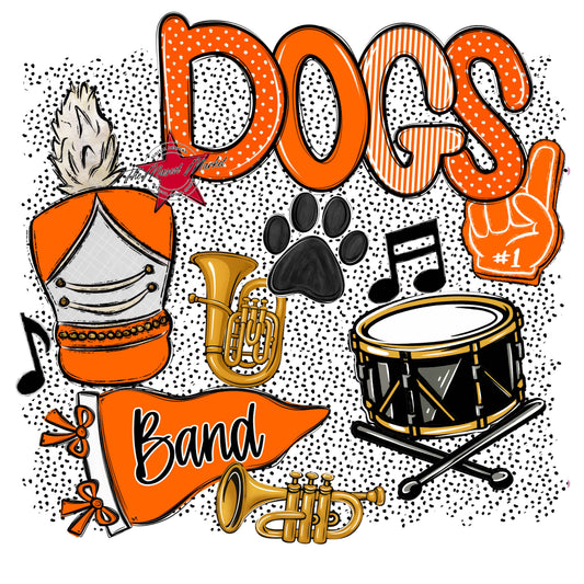Dogs Band Spirit-Orange