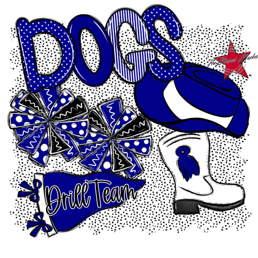 Dogs Drillteam Spirit-Blue