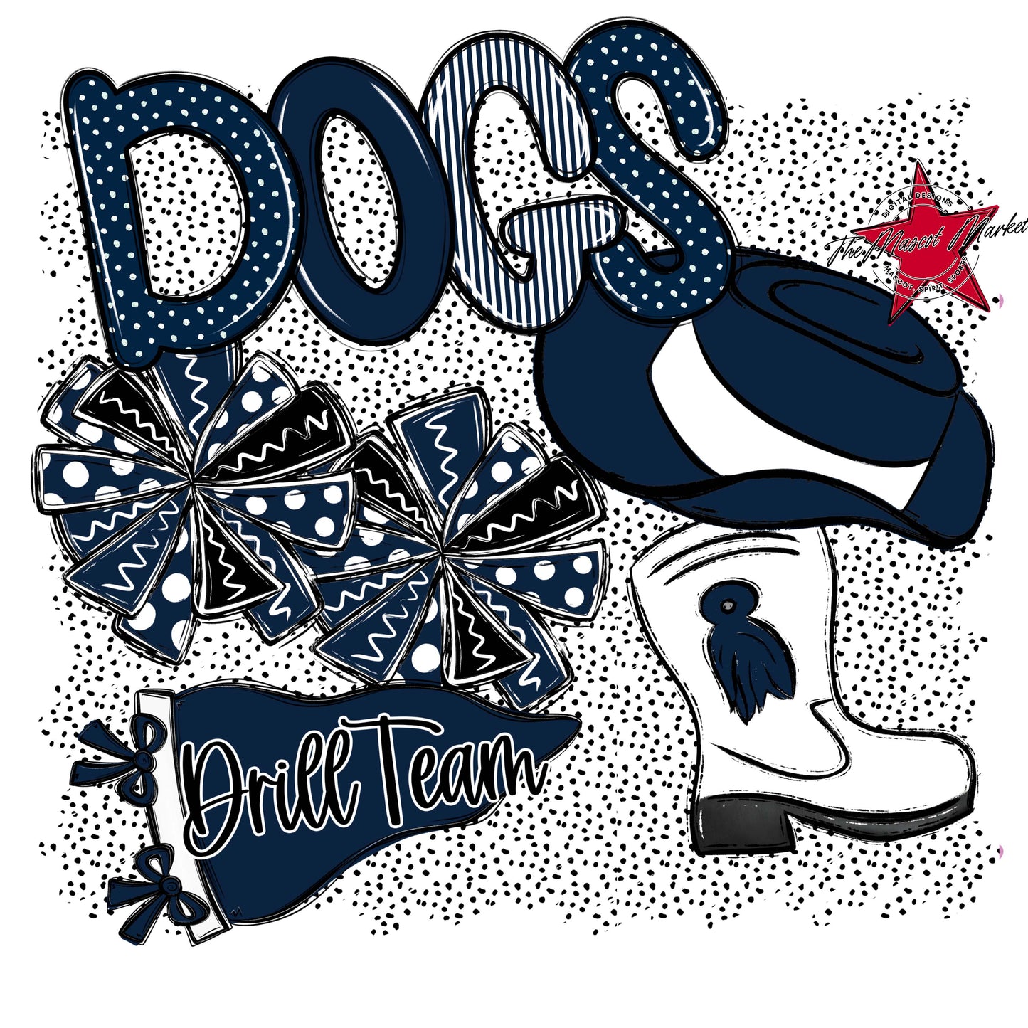 Dogs Drillteam Spirit-Navy