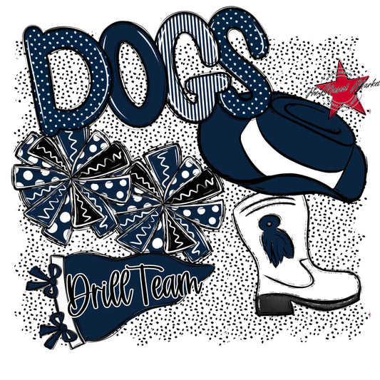 Dogs Drillteam Spirit-Navy