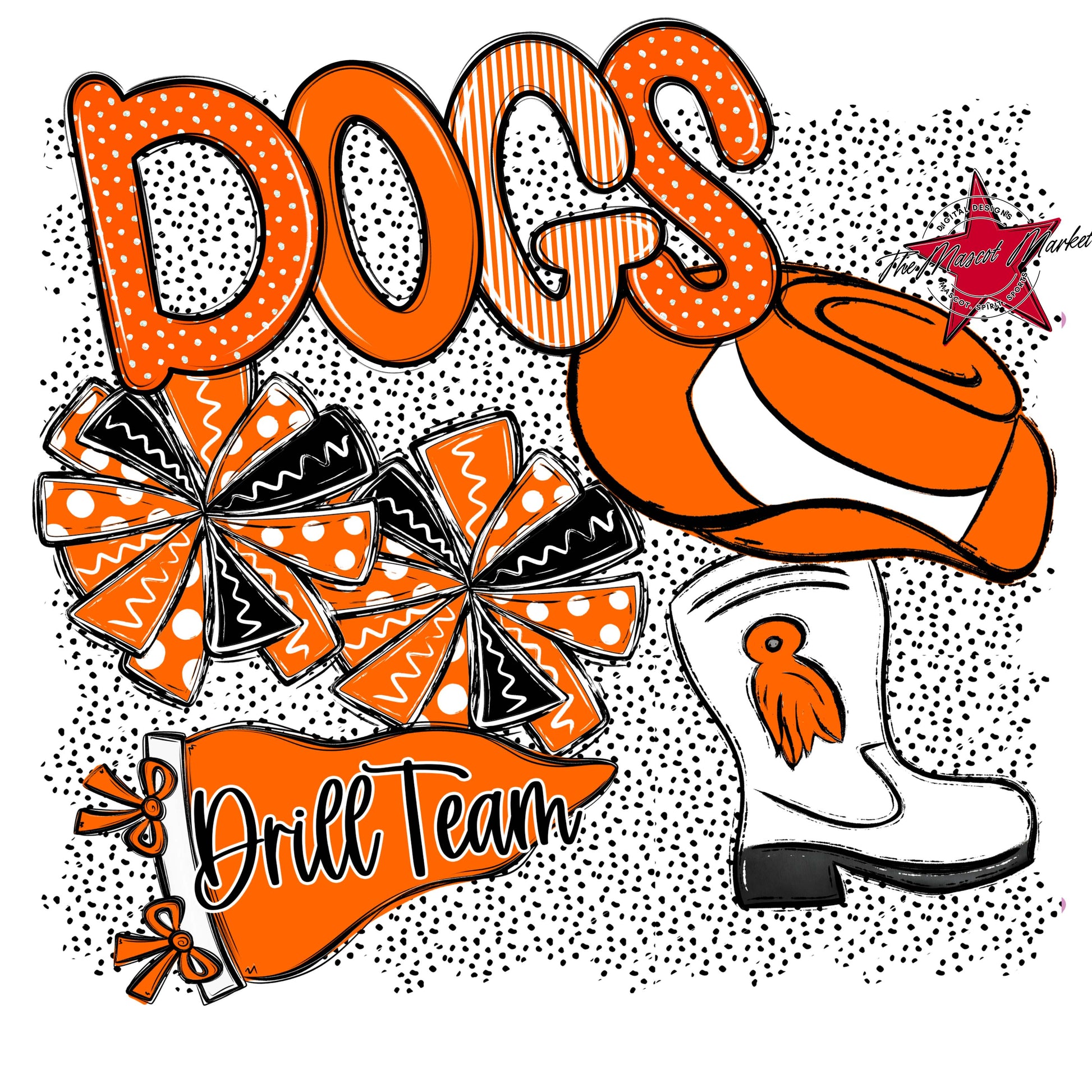 Dogs Drillteam Spirit-Orange