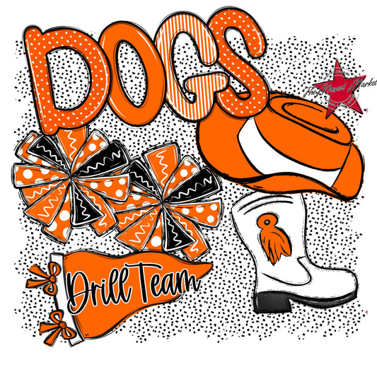 Dogs Drillteam Spirit-Orange