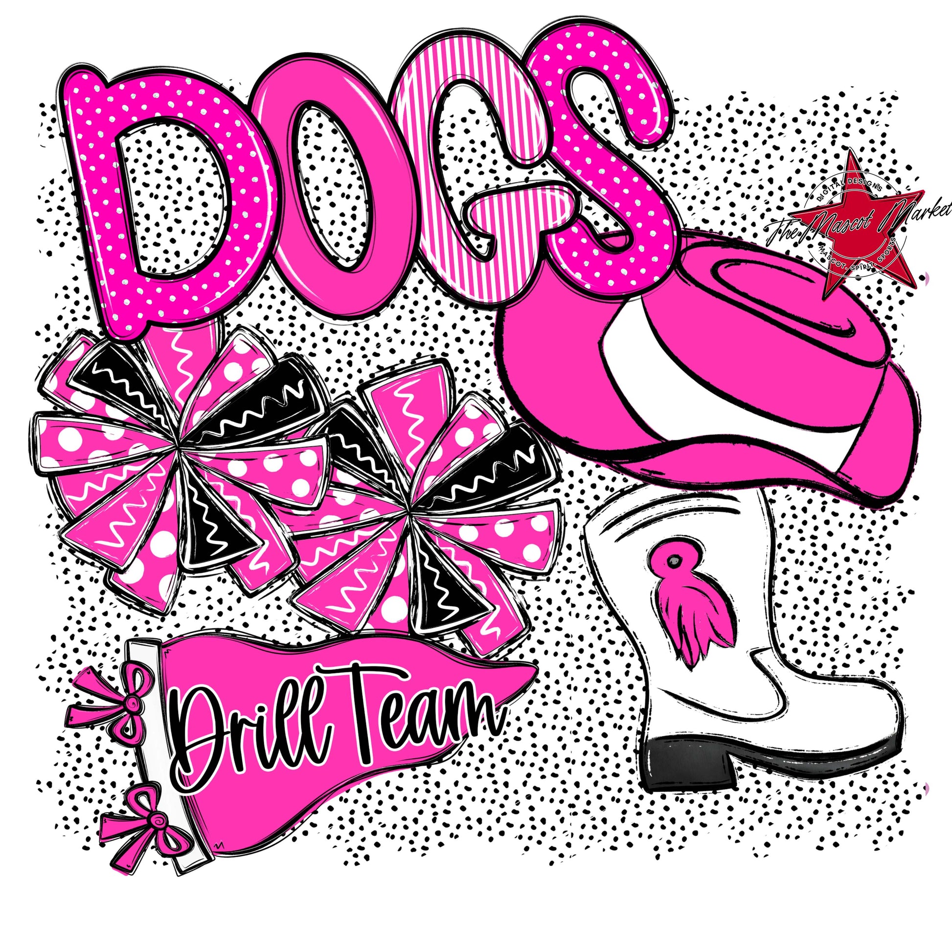Dogs Drillteam Spirit-Pink