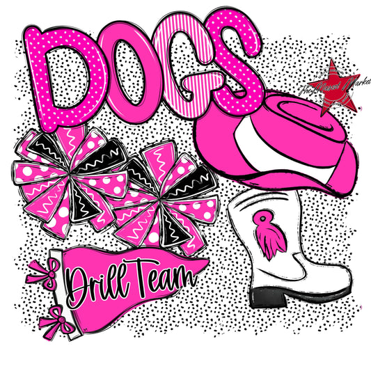 Dogs Drillteam Spirit-Pink