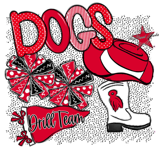 Dogs Drillteam Spirit-Red