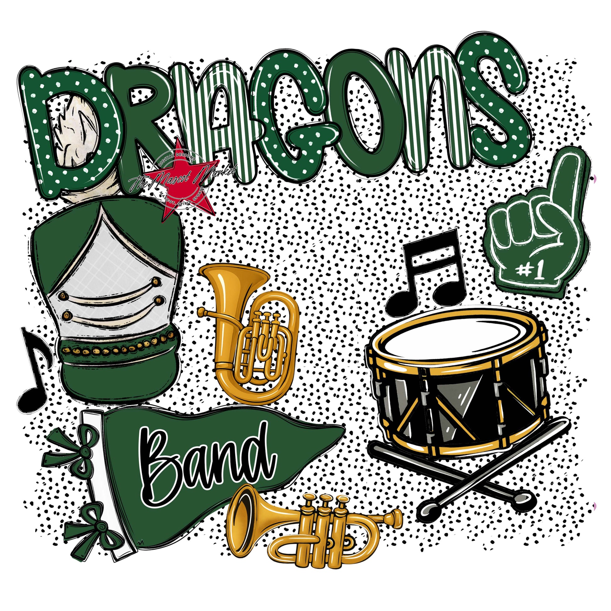 Dragons Band Spirit-Green