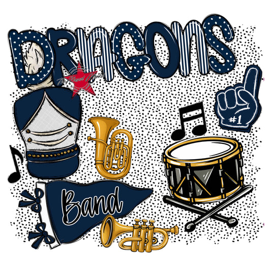 Dragons Band Spirit-Navy