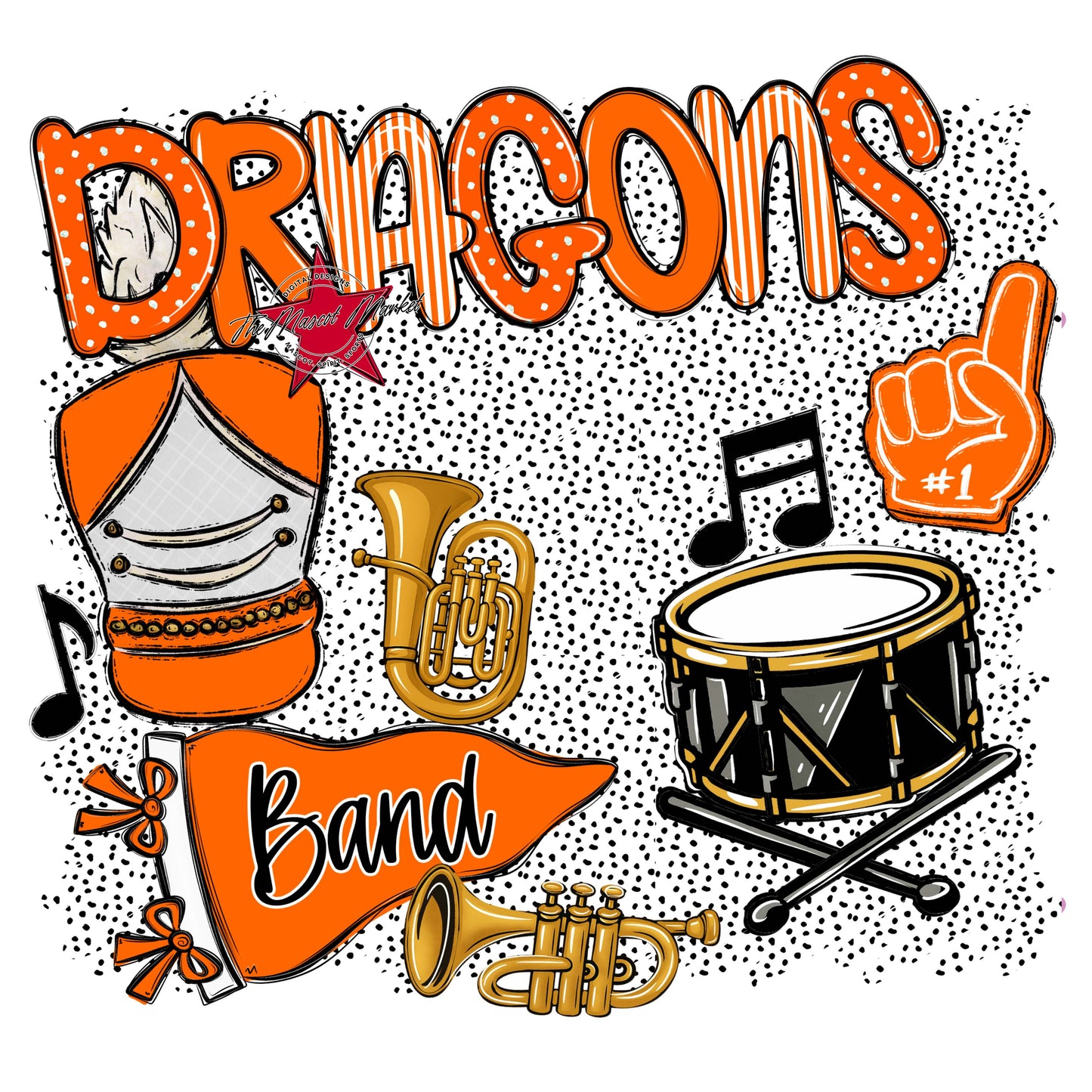 Dragons Band Spirit-Orange