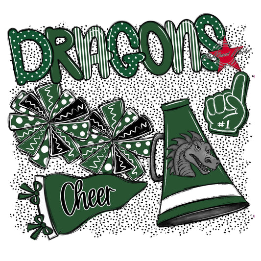 Dragons Cheer Spirit-Green