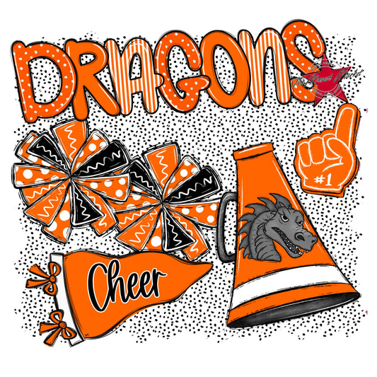 Dragons Cheer Spirit-Orange