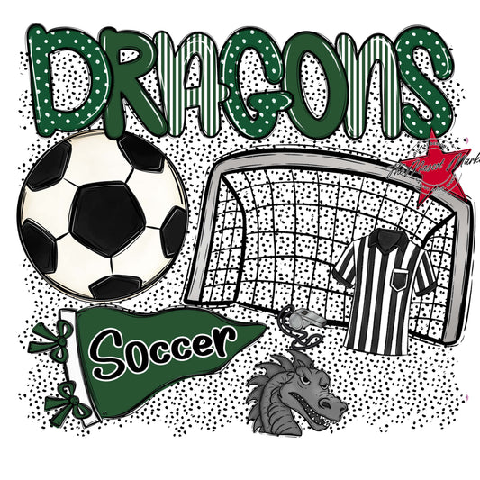 Dragons Soccer Spirit-Green