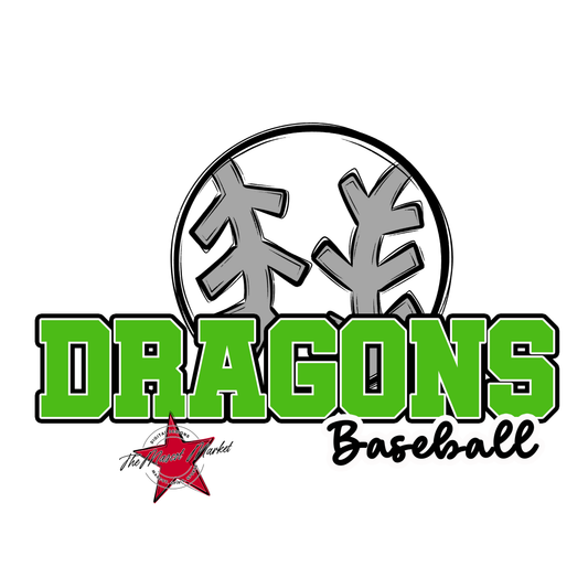 Dragons Varsity Baseball-Bright Green