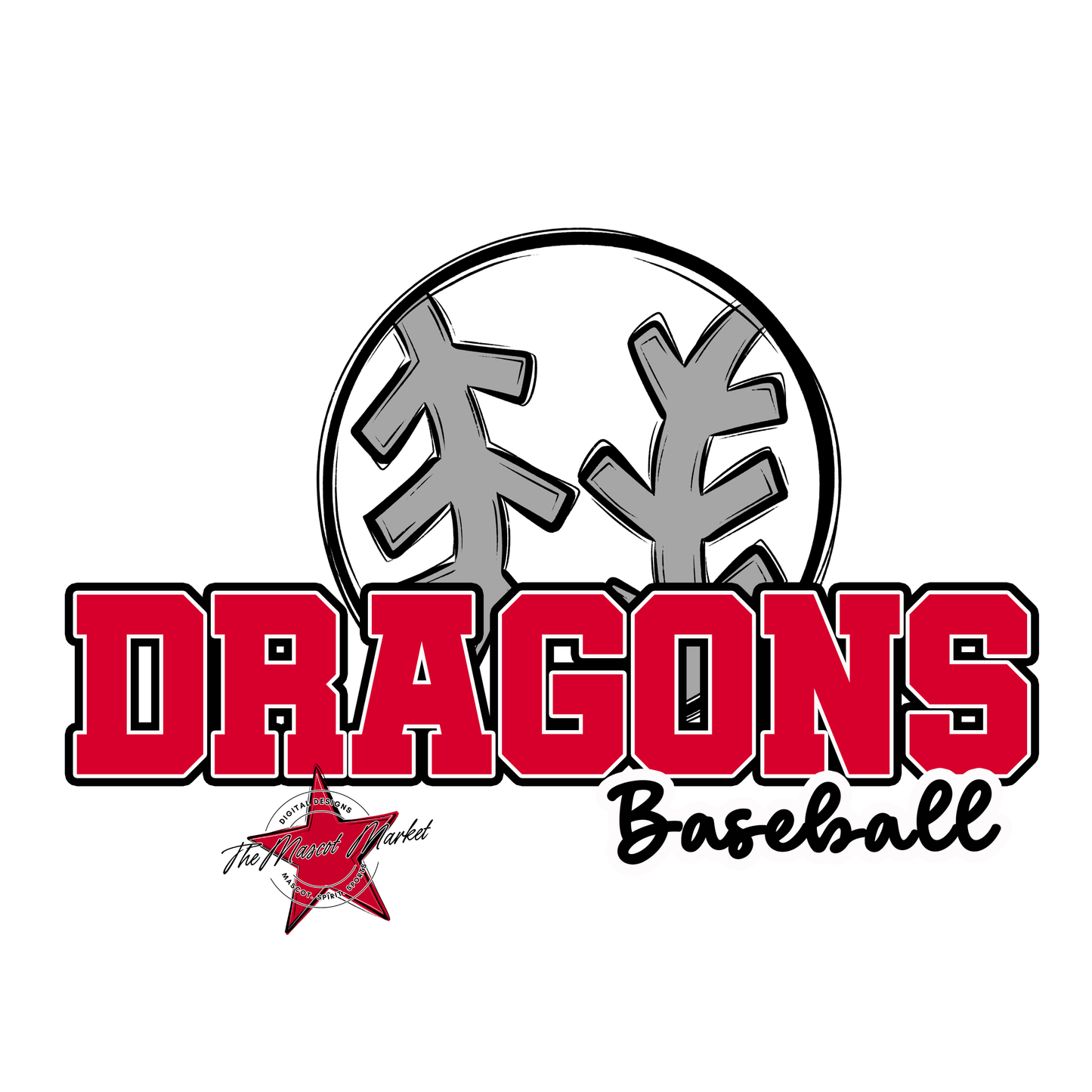 Dragons Varsity Baseball-Red