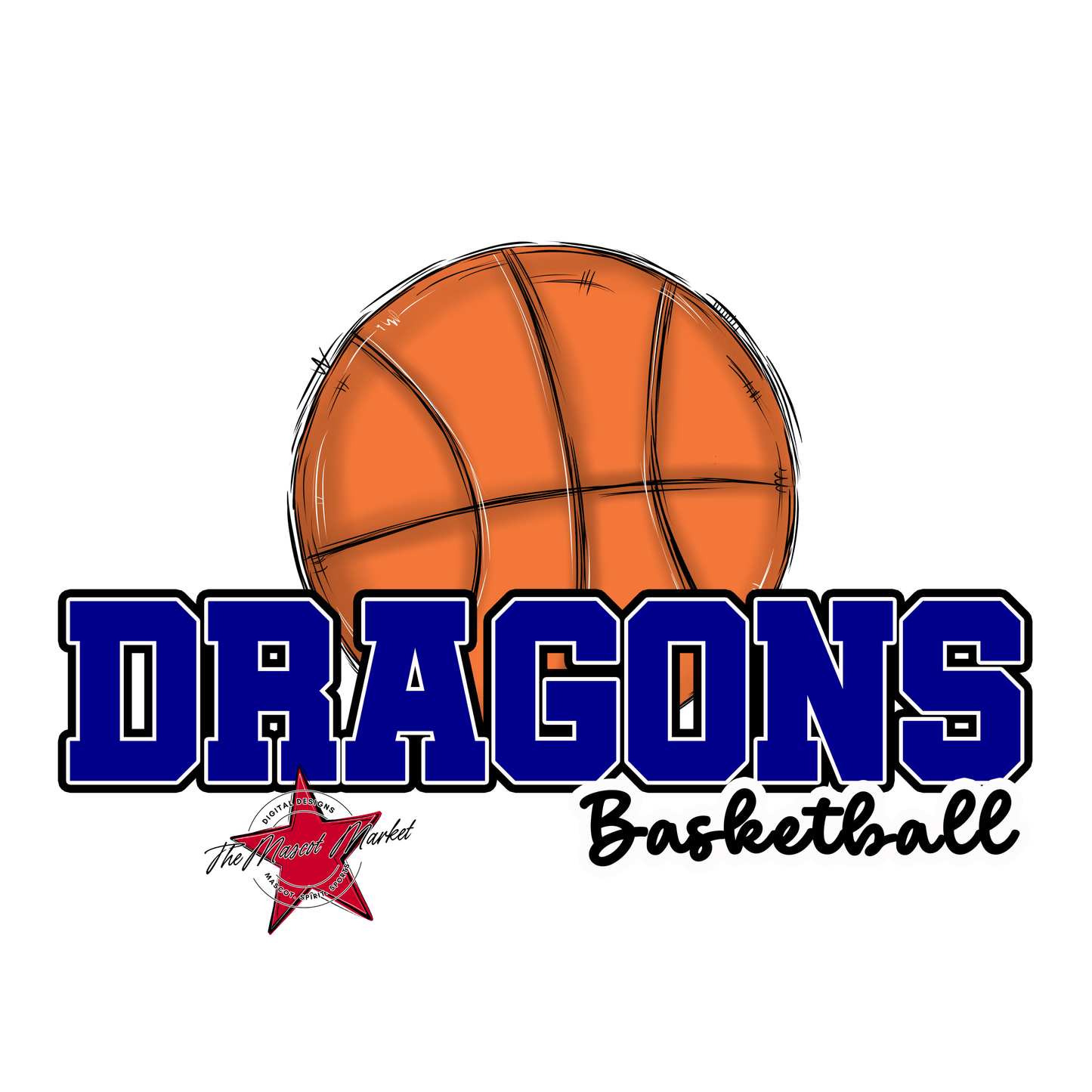 Dragons Varsity Basketball-Blue