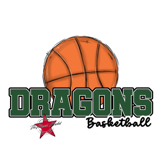 Dragons Varsity Basketball-Green