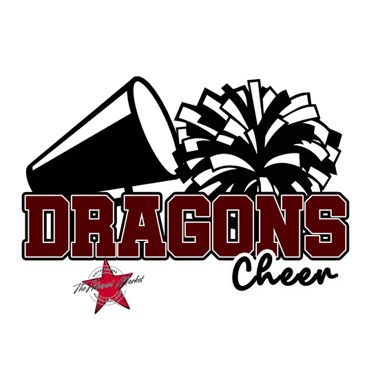 Dragons Varsity Cheer-Maroon