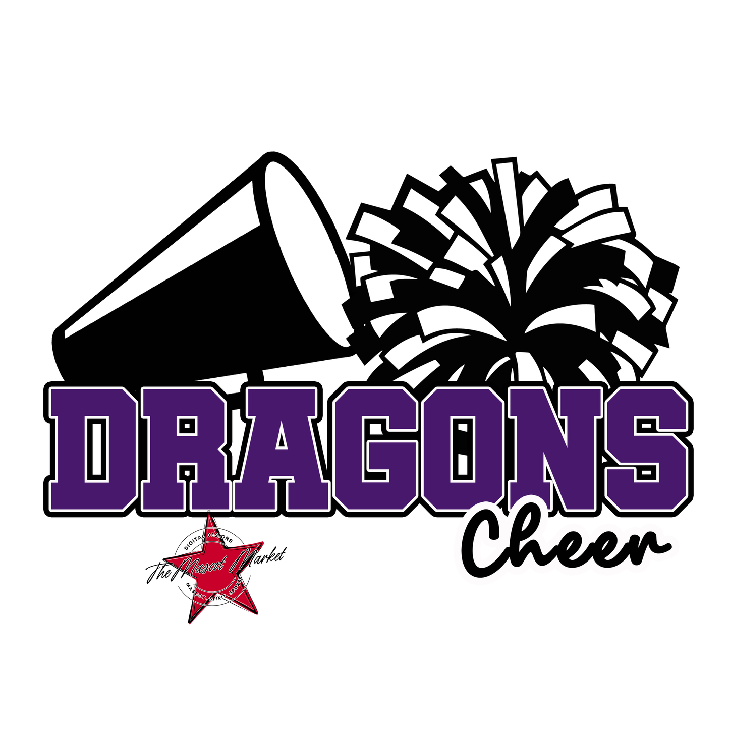 Dragons Varsity Cheer-Purple