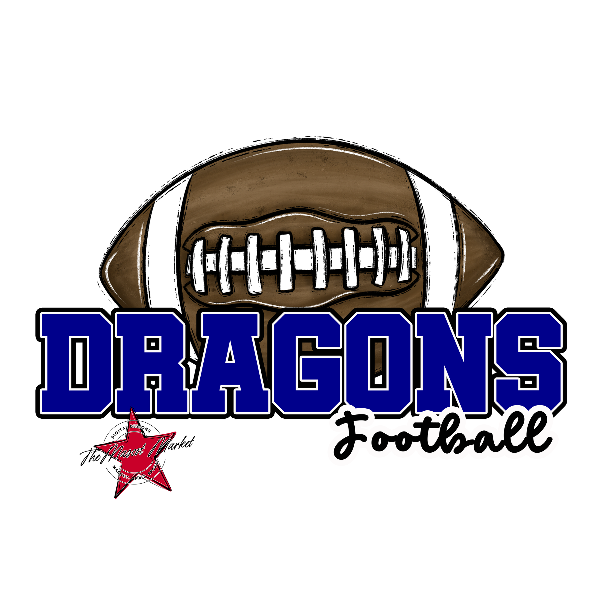 Dragons Varsity Football-Blue